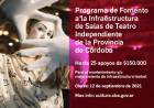 Convocatoria a salas de teatro independiente