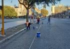 El municipio realiza tareas de demarcación en las principales arterias de la ciudad