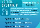 Nuevo operativo de vacunación COVID 19, viernes 1