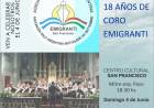 Coro Emigranti celebra su 18 aniversario