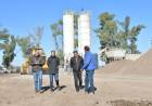 Continúa la ampliación de la Planta Hormigonera Municipal