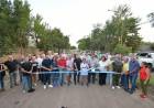 Bernarte inauguró la red colectora de líquidos cloacales de barrio Las Rosas