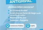 Se amplía para grupos prioritarios la Campaña de Vacunación Antigripal 