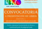 Municipio convoca a autores locales a participar de la 8º edición de la Feria del Libro Ciudad de San Francisco 2025