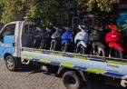 Se incautaron 14 motovehículos en operativo de control vehicular