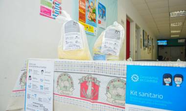 El municipio entrega kits sanitarios