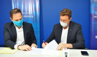 Se firmaron convenios con la nación para la ejecución de obras en la ciudad