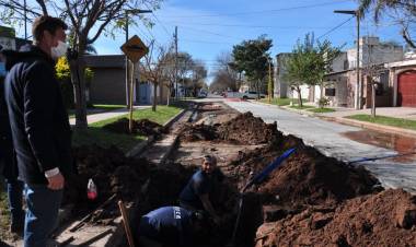 Se completó el trabajo de pavimentación de calle Independencia Norte