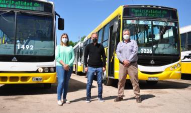 El municipio sumó dos renovadas unidades al Servicio Urbano de Pasajeros