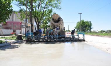 Bº Independencia cerca de completar la pavimentación prevista