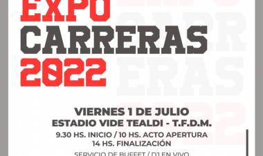 El 1º de julio se concretará la Expo Carreras de Morteros