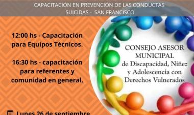 Capacitación gratuita sobre “Prevención de las conductas suicidas”