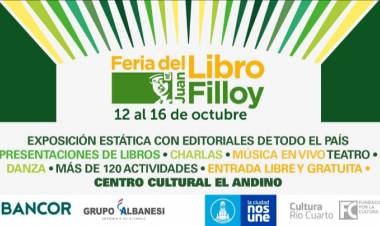 Con más de 200 actividades comienza mañana la Feria del Libro de Río Cuarto