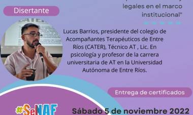 Capacitación sobre Acompañamiento Terapéutico