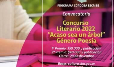 Dos nuevas convocatorias del Córdoba Escribe 2022: cuento romántico y poesía 