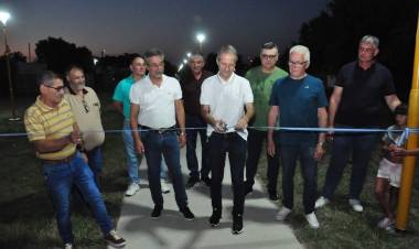 Quedó inaugurada la primer etapa del Paseo del Ferrocarril Mitre