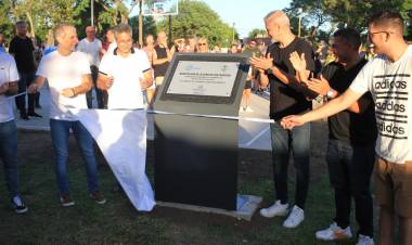Quedó inaugurada la segunda cancha de básquet 3x3 de la ciudad