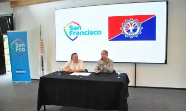 San Francisco firmó un convenio de colaboración con la municipalidad de Alicia