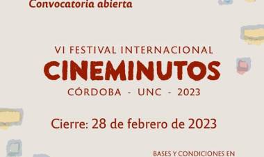 CINEMINUTOS: inscripciones abiertas hasta el 28 de febrero