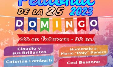 Gran cierre del ciclo 2023 de la Peatonal de la 25