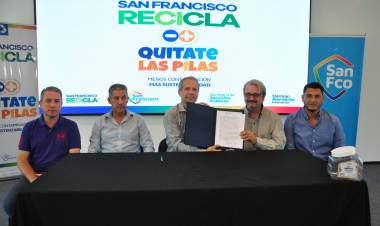 Se suma un nuevo programa municipal ambiental “Quitate las Pilas”