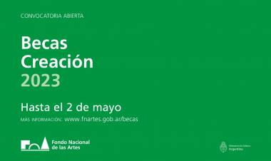 El Fondo Nacional de las Artes lanza las Becas Creación 2023
