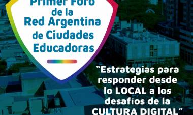 A días del Primer Foro de la Red Argentina de Ciudades Educadoras