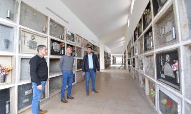 Etapa final de refacciones en el cementerio local