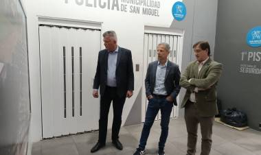 Bernarte visitó el municipio de San Miguel para conocer acciones en materia de seguridad