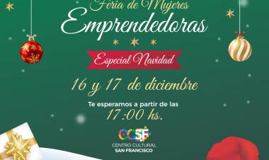Se viene la cuarta edición de Feria de Mujeres Emprendedoras "Especial Navidad"