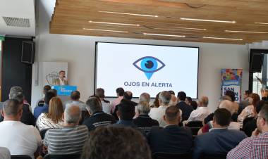 Se lanzó el programa de seguridad Ciudadana Ojos en Alerta