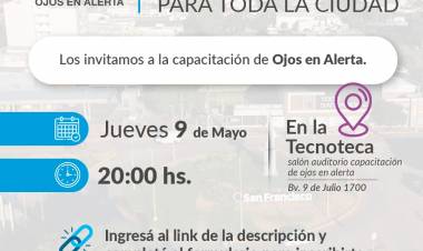 Nueva fecha de capacitación abierta para sumarse al programa Ojos en Alerta