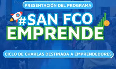 Este jueves continúa el Programa San Francisco Emprende