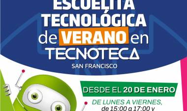 Comienzan las inscripciones para la Escuelita Tecnológica de Verano en Tecnoteca