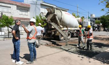 El Plan Municipal de Bacheo sigue en distintos frentes