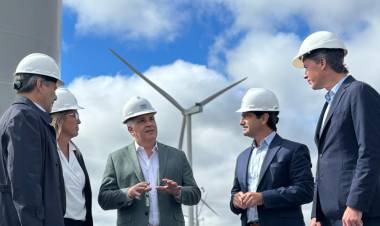 Córdoba estrena el parque eólico con los aerogeneradores más grandes de Argentina