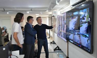 Se amplió el monitoreo con la instalación de cámaras de seguridad en el Parque Industrial