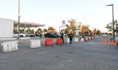 Desvío vehicular por la obra del paso peatonal y bicisenda en altura