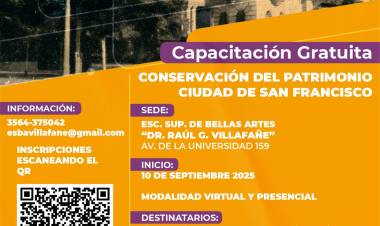 Ciclo de Capacitaciones en Conservación del Patrimonio Cultural en San Francisco: una apuesta por la identidad local