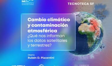 RPIC 2025: charla abierta sobre cambio climático y contaminación en la Tecnoteca