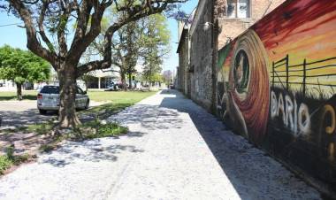 Continúan las obras de refuncionalización del Pasaje Cornaglia