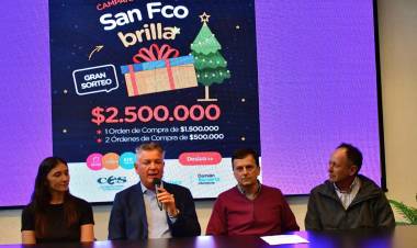 La Municipalidad y el CES presentaron ¡San Francisco Brilla!, la campaña para fomentar las ventas de Navidad
