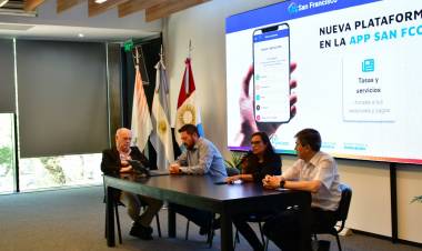 Presentaron una nueva función de la App San Francisco para el pago de tasas y servicios