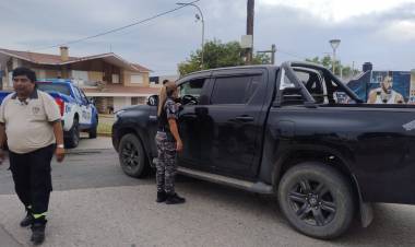 Operativos preventivos de seguridad vial: Interceptan a una camioneta que realizaba maniobras peligrosas en Ruta 19