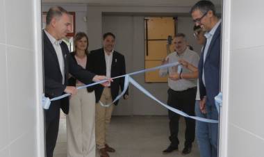 La Provincia inauguró nuevas aulas en el IPEMyT N° 286 de Morteros