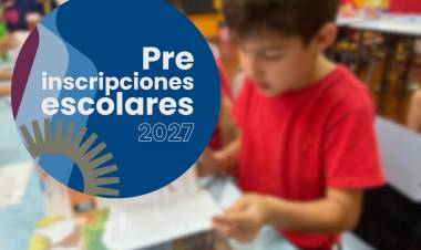 Comienzan las Preinscripciones 2027 en escuelas estatales