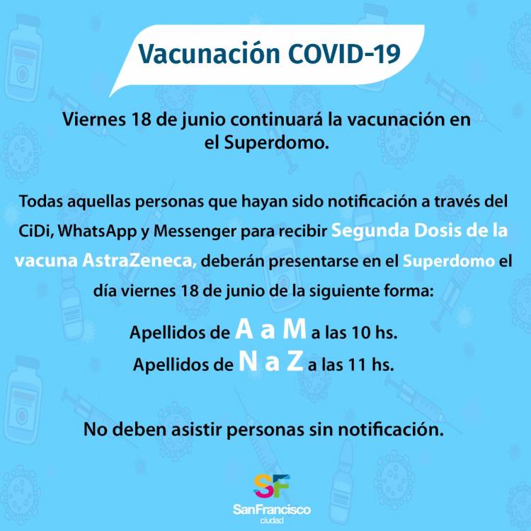 Nuevo Mega Operativo de Vacunación COVID 19
