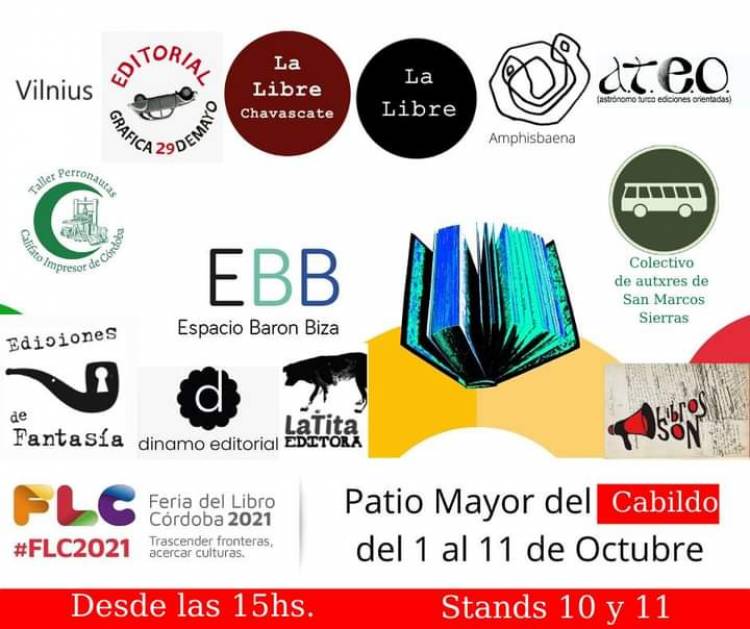 Día por día de la Feria del Libro en los espacios de la Agencia Córdoba Cultura