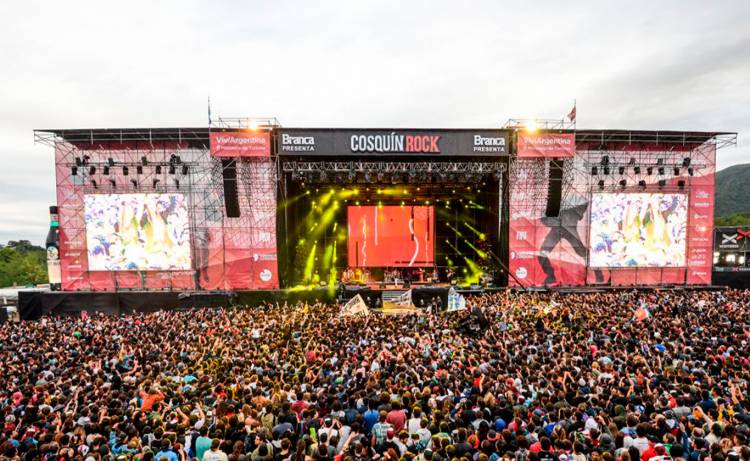 El Cosquín Rock ya definió sus nueve escenarios y su grilla definitiva