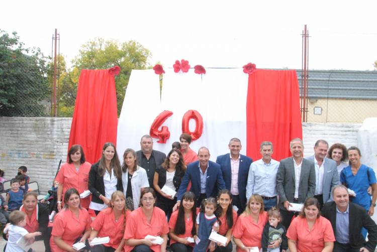 La Guardería Municipal Paula Albarracín de Sarmiento celebró su 40º aniversario